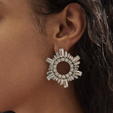 Irregular Diamond Earrings