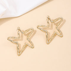 Cutout Starfish Earrings