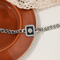 Round Lion Diamond Bracelet