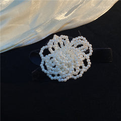 Camellia Velvet Bow Hair Ring