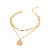 Rhinestone Set Anklet