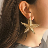 Simple Starfish Earrings
