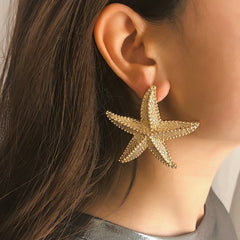 Simple Starfish Earrings