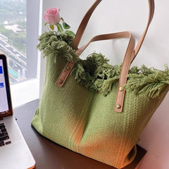 Tassel Canvas Bag