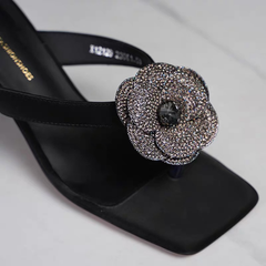Rhinestone Rose Heels