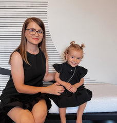 Kid Sleeveless Lace Dress With Bag