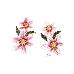 Peach Blossom Earrings