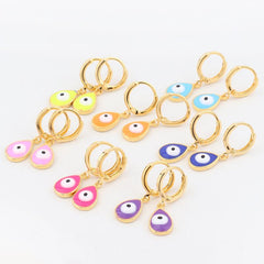 Devil's Eye Drop Earrings
