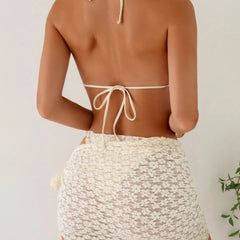 3Pcs Lace Bikini Set
