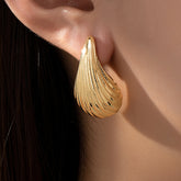 Striped Drop Earrings