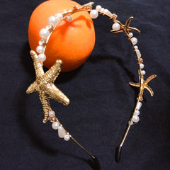 Starfish Pearl Headband