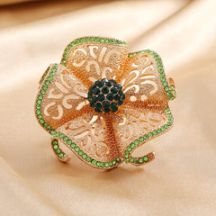 Openwork Flower Ring