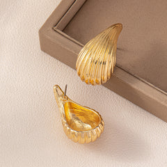 Striped Drop Earrings