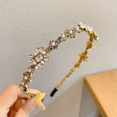 Vintage Diamond Crystal Baroque Headband