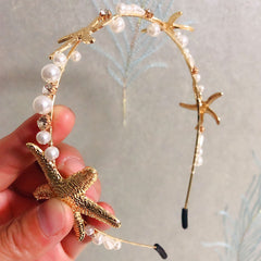 Starfish Pearl Headband