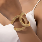 Metal Elastic Opening Adjustment Bracelet