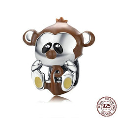 925 Sterling Silver Pendent Lovely Monkey