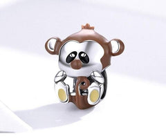 925 Sterling Silver Pendent Lovely Monkey