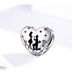 925 Sterling Silver Pendent Marry Me Heart