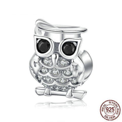 925 Sterling Silver Pendent Owl