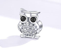 925 Sterling Silver Pendent Owl