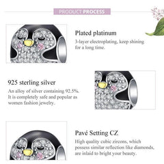 925 Sterling Silver Pendent Penguin Baby