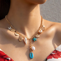 Starfish Shell Necklace