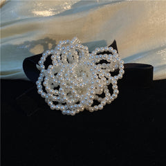 Camellia Velvet Bow Hair Ring