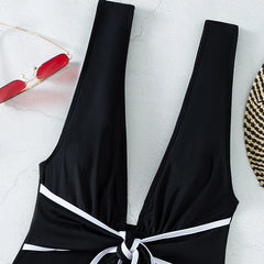 Black One Piece Swimsuit