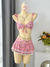Cute Floral Print Bikini Set