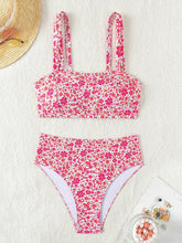 Floral Print 2 Piece Swimsuit