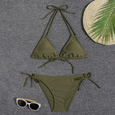 Leaves Print Swimsuit