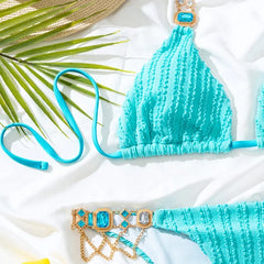 Rhinestones Diamond Bikini