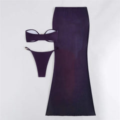 Metal Starfish Bandeau Bikinis Sets
