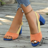 Vintage Open Toe T-shaped Buckle Sandals