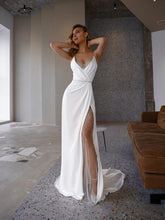 A Strapless Sequined Slit Backless Dress