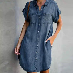 with PocketsLong Shirt Dresses