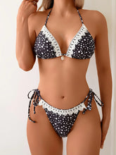 Push Up Bikini Swimsuit Swimwear Female Dot Brazil Bikini Set