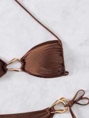 Black Coffee Bikini Set
