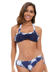 Ruffle Two Piece Swimsuit
