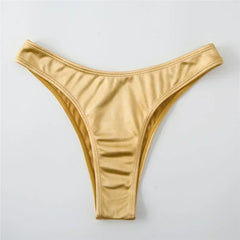 U Shaped Bandeau Bikinis Sets