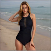print one piece large size swimwear push up plus size swimsuits closed female body bathing suit