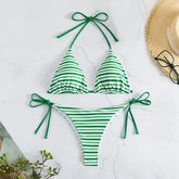 Striped Printed Swimsuit
