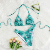 Swimwear Floral Print Bikinis Set