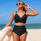 Two Piece Swimsuit High Waist Bikini Set