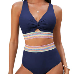 2 Piece High Waisted Bikini Set