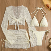 4 Piece Lace Bikini Set