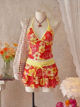 Floral 3 Piece Tankini Set