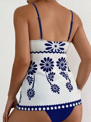 Floral Print 2 Piece Tankini Set