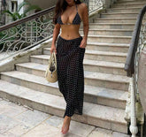 Polka Dot 3 Piece Bikini Set